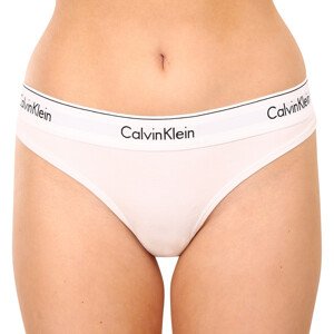 Dámská tanga Calvin Klein bílá (F3786E-100) M