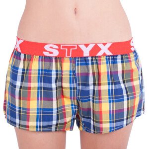 Dámské trenky Styx sportovní guma vícebarevné (T614)  L