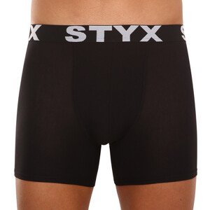 Pánské boxerky Styx long sportovní guma černé (U960) XL