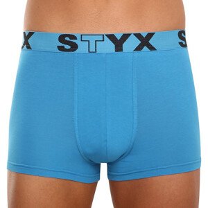 Pánské boxerky Styx sportovní guma světle modré (G969) XXL