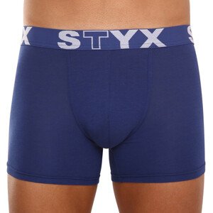 Pánské boxerky Styx long sportovní guma tmavě modré (U968) XL