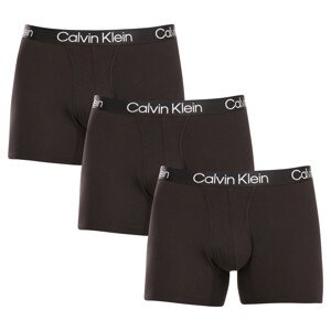 3PACK pánské boxerky Calvin Klein černé (NB2971A-7VI) S