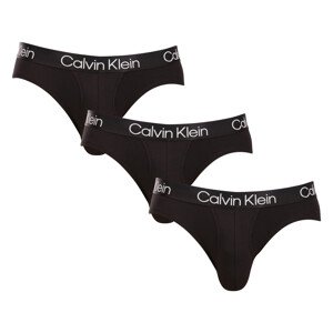 3PACK pánské slipy Calvin Klein černé (NB2969A-7VI) L