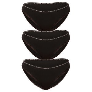 3PACK dámské kalhotky Tommy Hilfiger černé (UW0UW02825 0R7) L