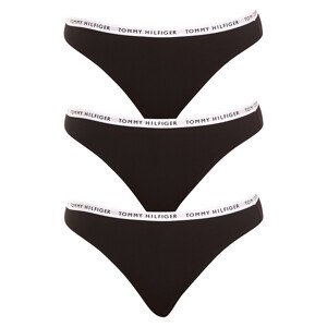 3PACK dámské kalhotky Tommy Hilfiger černé (UW0UW02828 0R7) L