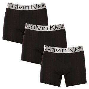 3PACK pánské boxerky Calvin Klein černé (NB3131A-7V1) S