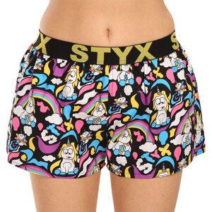Dámské trenky Styx art sportovní guma unicorn (T1158) 3XL