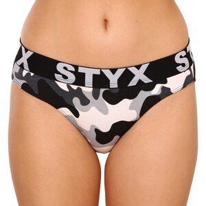 Dámské kalhotky Styx art sportovní guma maskáč (IK1457) L