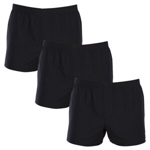 3PACK pánské trenky Nedeto tmavě modré (3NDTT002) XL