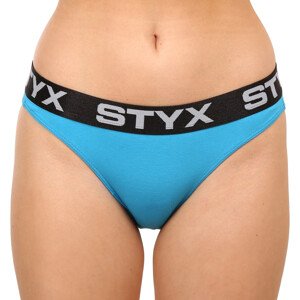 Dámské kalhotky Styx sportovní guma modré (IK1169) XL