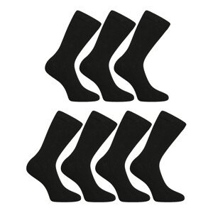7PACK ponožky Nedeto vysoké černé (7NDTP1001) XL