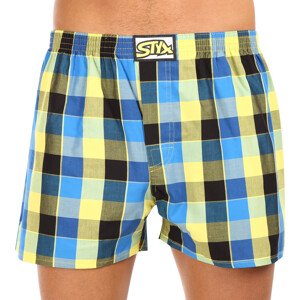 Pánské trenky Styx klasická guma nadrozměr vícebarevné (E1015) 4XL