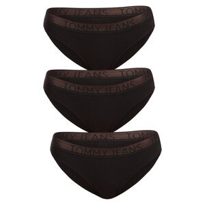 3PACK dámské kalhotky Tommy Hilfiger černé (UW0UW04712 0R7) L