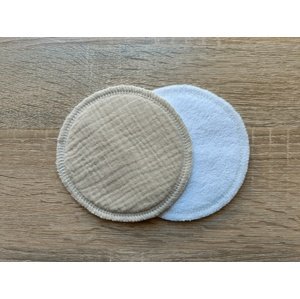 5PACK Vložky do podprsenky Meracus krémový mušelín (5MD003)