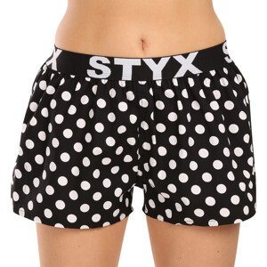 Dámské trenky Styx art sportovní guma puntíky (T1650) L