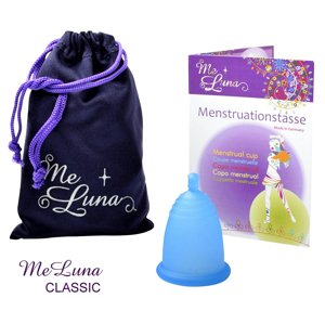 Menstruační kalíšek Me Luna Classic S s kuličkou modrá (MELU005)