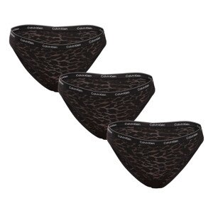 3PACK dámské kalhotky Calvin Klein černé (QD3588E-001) L