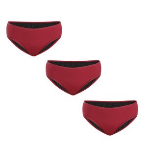 3PACK Menstruační kalhotky Meracus Timeless Burgundy Plus (MEMS106) L