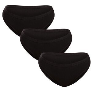 3PACK dámské kalhotky Pietro Filipi černé (3KB001) XL
