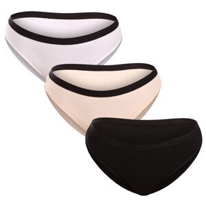 3PACK dámské kalhotky Pietro Filipi vícebarevné (3KB003) XL