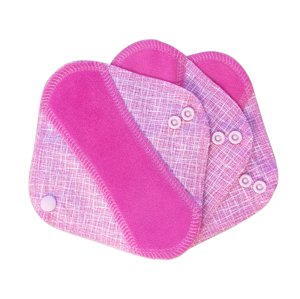3PACK Látkové slipovky Meracus Smile ružové (MEV158)
