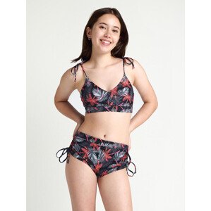 Menstruační plavky Modibodi Teen High Short Jungle Palm Black spodní díl (MODI4377) 8-10 let