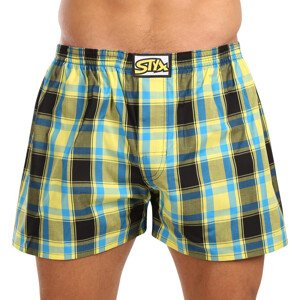 Pánské trenky Styx klasická guma nadrozměr vícebarevné (E1033) 4XL