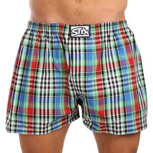 Pánské trenky Styx klasická guma nadrozměr vícebarevné (E1036) 5XL