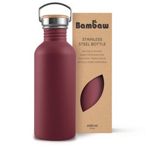 Nerezová lahev Bambaw Red 1000 ml (BAM058)