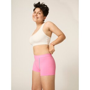 Menstruační kalhotky Modibodi Teen Hipster Boyshort Moderate-Heavy Fairy Floss Pink - VYBALENÉ (MODI4101FFPVYB) 8-10 let