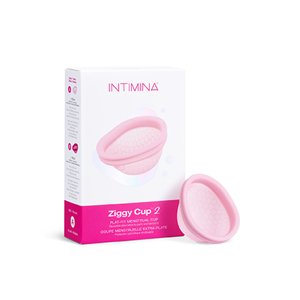 Intimina Ziggy Cup™ 2 Menstruační kalíšek velikost A + Sterilizační kelímek jako dárek