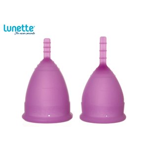 Menstruační kalíšky Lunette Cynthia model 1 a 2