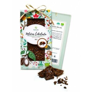 Naturalis BIO čokoláda s kakaovými boby Typ: mléčná