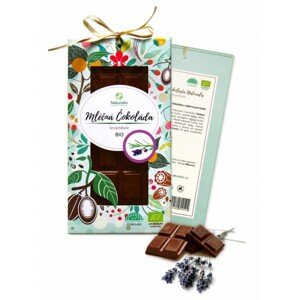 Naturalis BIO čokoláda s levandulí Typ: mléčná