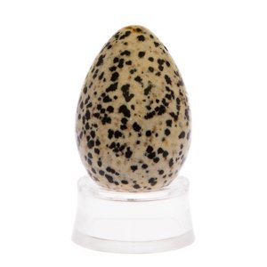 Kamenná vejce Kamenné vajíčko s otvorem - jaspis dalmatin