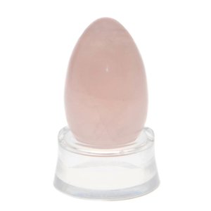 Kamenná vejce Kamenné vajíčko s otvorem - růženín Velikost: 45x30 mm