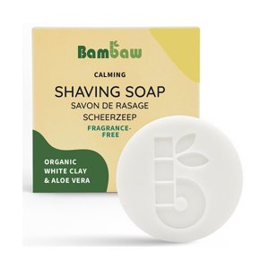 Bambaw Mýdlo na holení bez vůně pro citlivou pokožku