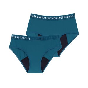 DORINA Menstruační kalhotky Vega Eco Moon BLUE MIX 2 ks Velikost: 2XL