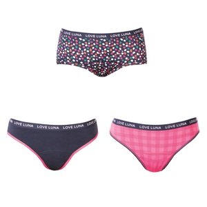 Love Luna Sada menstruačních kalhotek pro dívky Bikini Mix Velikost: 146