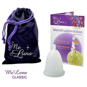 Menstruační kalíšek Me Luna Classic M s kuličkou čirá (MELU023)