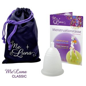 Menstruační kalíšek Me Luna Classic L s kuličkou čirá (MELU024)