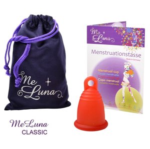 Menstruační kalíšek Me Luna Classic S s očkem červená (MELU026)