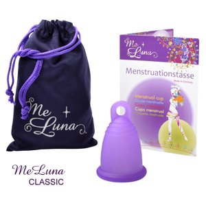 Menstruační kalíšek Me Luna Classic M s očkem fialová (MELU054)
