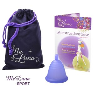 Menstruační kalíšek Me Luna Sport M Shorty s kuličkou violet (MELU114)