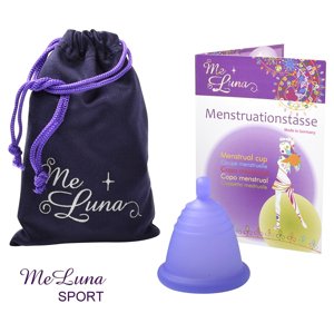 Menstruační kalíšek Me Luna Sport XL Shorty s kuličkou violet (MELU116)