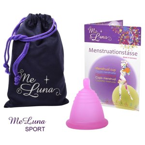 Menstruační kalíšek Me Luna Sport XL Shorty s kuličkou fuchsia (MELU132)