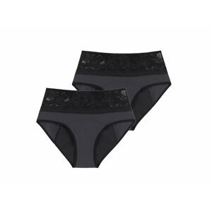 DORINA Menstruační kalhotky Eco Moon Lace Midi 2 ks - SLEVA Velikost: S