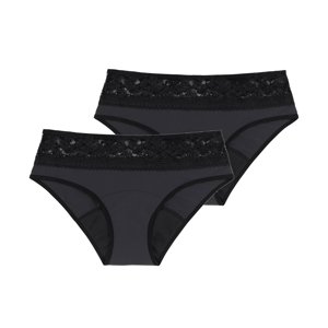 2PACK Menstruační kalhotky Dorina Eco Moon Lace Hipster (DOR004) M