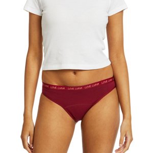 Love Luna Menstruační kalhotky pro dívky Bikini Dark Cherry - SLEVA Velikost: 164