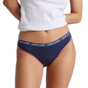 Love Luna Menstruační kalhotky pro dívky Bikini French Navy - SLEVA Velikost: 146